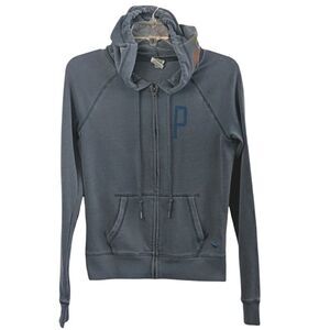 VS PINK Gray Zip up hoodie/sweatshirt